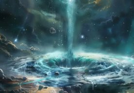 Photo Objav obrovského vodného telesa v blízkosti čiernej diery